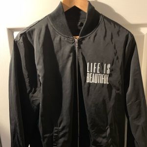“Life is Beautiful” Standard Bomber Jacket